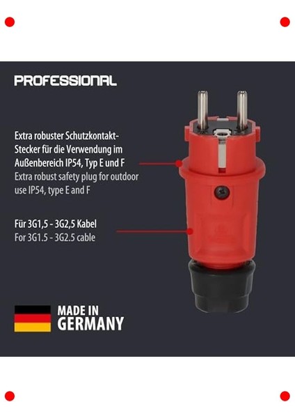 Profesyonel Fiş (E ve F Tipi, IP54 Korumalı) fiyatları