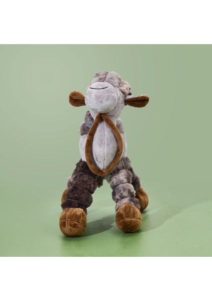 Deve Figürlü Yastık - Gri - 60X40 cm