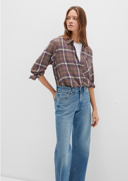 Kareli Kahverengi Gömlek 1211284-83169