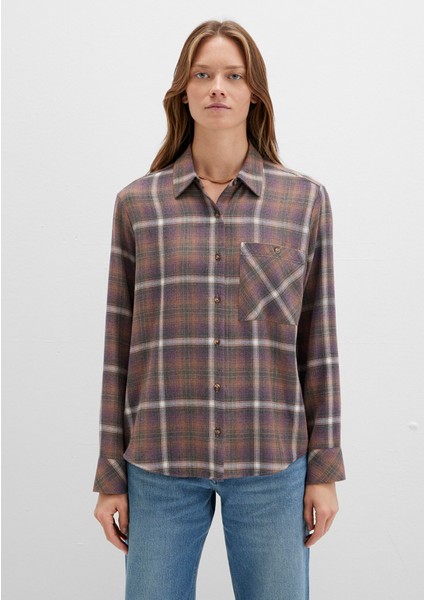 Kareli Kahverengi Gömlek 1211284-83169