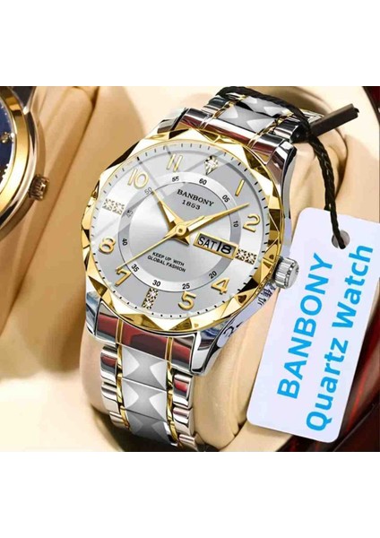 Lüks Erkek Kol Saati Çelik Su Geçirmez fiyatları