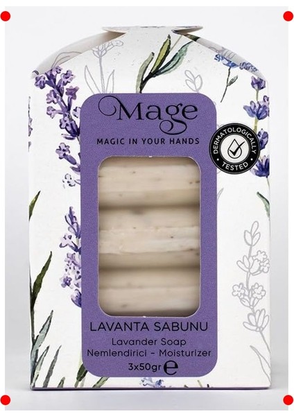 Doğal Lavanta Sabunu Üçlü Paket