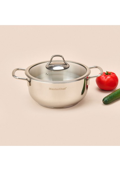 Paslanmaz Çelik Tencere - Gri - 20 cm fiyatları