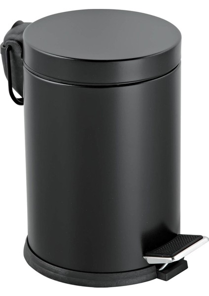 Bath Pedallı Çöp Kovası - Siyah - 5 Lt