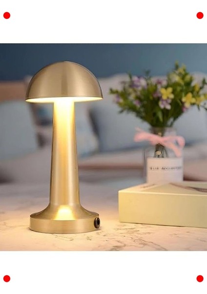 Şarjlı Dokunmatik LED Masa Lambası 3 Renk Taşınabilir modelleri