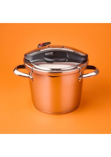 A163 Vertex Düdüklü Tencere - Siyah / Gri - 22 cm