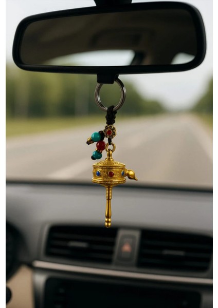 Tibet Lucky Charm Anahtarlık | Şans, Bereket ve Nazar Koruma Feng Shui Doğal Taş Anahtarlık fiyatları