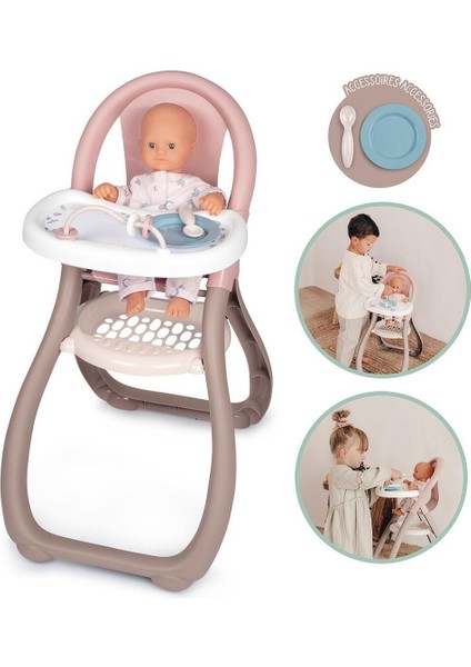 7600220370 Baby Nurse Oyuncak Bebek Mama Sandalyesi fırsatları