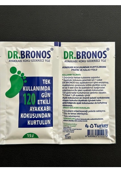 Ayakkabı Koku Toz 15 gr x 2 Adet fiyatları