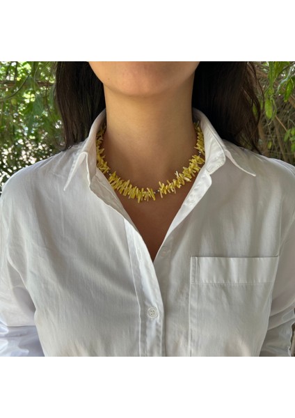 Mercan Doğal Taş El Yapımı Özel Tasarım Gümüş Aksesuar Kadın Bohem Kolye fiyatları