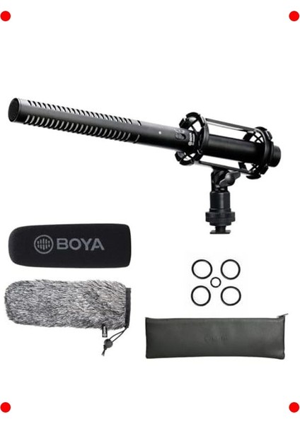 Profesyonel Uzun Shotgun Mikrofon