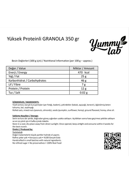 Yüksek Protein Granola 350 Gr, High Protein fiyatları