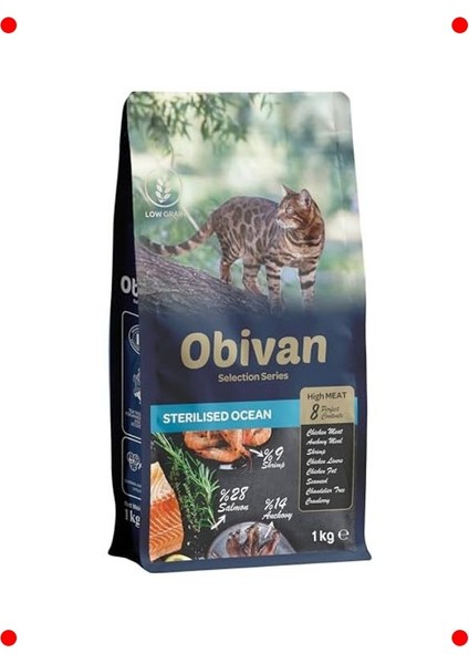 Kısırlaştırılmış Kedi Için Somonlu Mama 2 kg