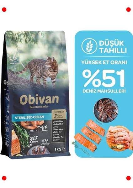 Kısırlaştırılmış Kedi Için Somonlu Mama 2 kg fiyatları