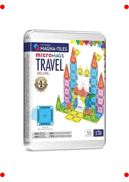 Manyetik Yapı Seyahat Seti - 55 Parça