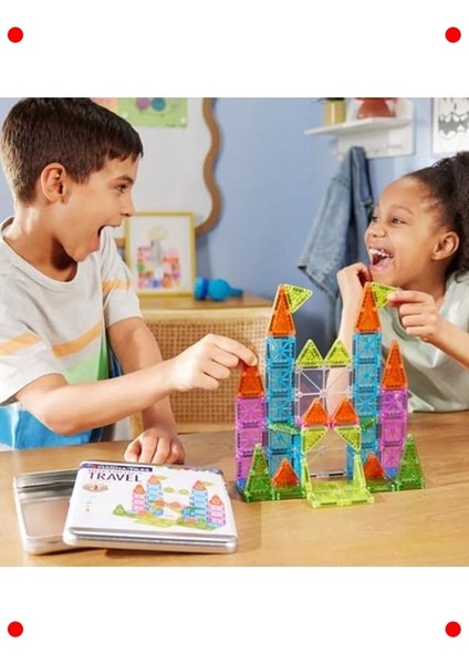 Manyetik Yapı Seyahat Seti - 55 Parça indirimleri