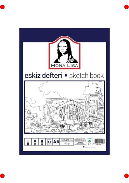 A5 Eskiz Defteri - 50 Yaprak, 120GR