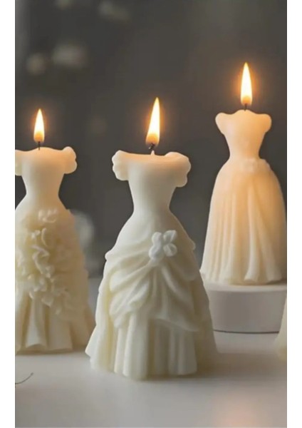 Gelinlik Mum Kalıbı Silikon Kalıp Figür Epoksi Reçine Taş Tozu Kalıbı fiyatları