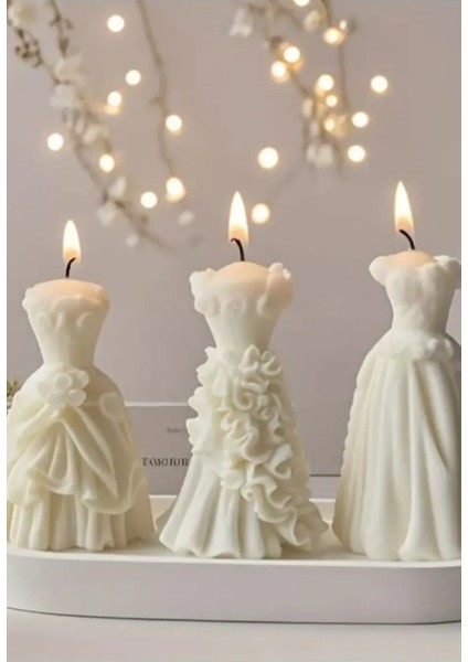 Gelinlik Mum Kalıbı Silikon Kalıp Figür Epoksi Reçine Taş Tozu Kalıbı modelleri