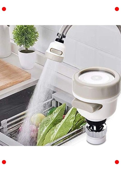 360° Döner Su Tasarruflu Musluk Başlığı