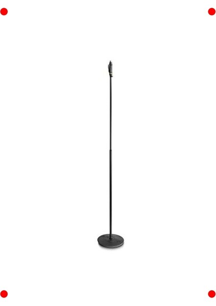 Ms 231 Hb Yuvarlak Tabanlı Mikrofon Standı ve 1-Elle Ayarlama