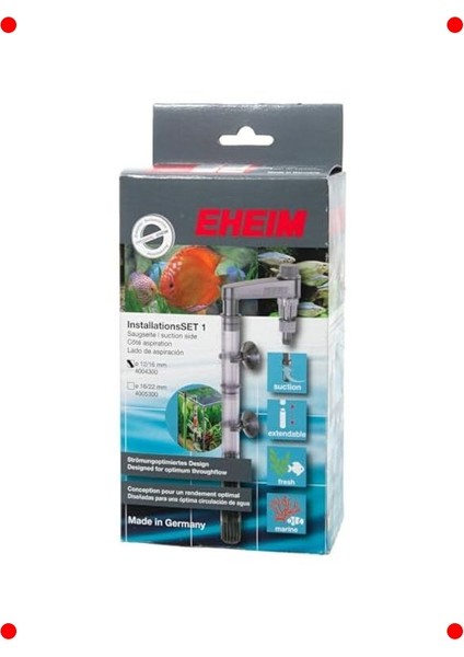 Akvaryum Giriş Borusu Emis Seti 12/16MM