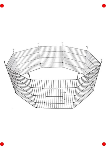 Evcil Hayvan Panel Çit Seti (8 Parça - 61X91CM)