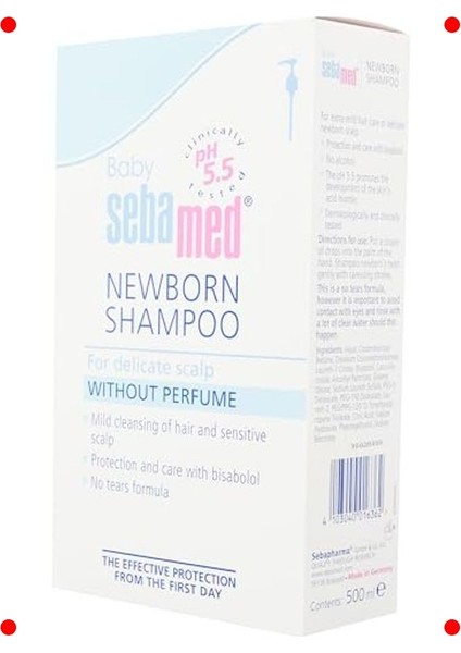 Ph 5.5 Bisabolollü Yenidoğan Bebek Şampuanı 500 ml fırsatları