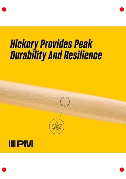 Doğal Hickory Ağacı Baget (7A) fırsatları