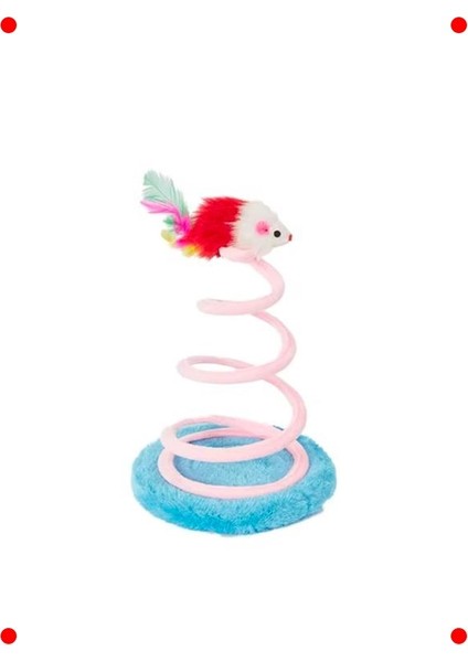 Yaylı Peluş Fare Kedi Oyuncağı - Etkileşimli fırsatları