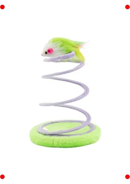 Yaylı Peluş Fare Kedi Oyuncağı - Etkileşimli indirimleri