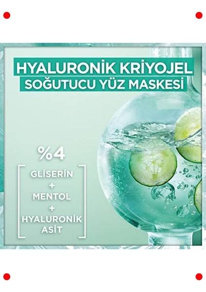 Kriyojel Yorgunluk Karşıtı Soğutucu Yüz Maskesi fırsatları