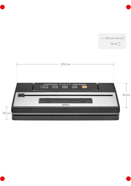 Paslanmaz Çelik Vakum Paketleme Makinesi modelleri