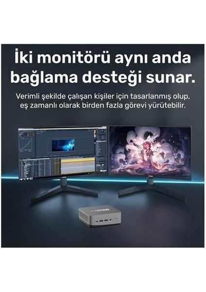 Raxıus Mp AD16 I5 XE-134P001 Core I5 1340P 64GB Ram 2tb Nvme O/b UHD Fdos Mını Pc fırsatları