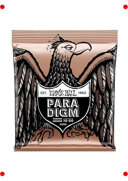 Ekstra Hafif Fosfor Bronz Akustik Gitar Telleri (10-50)