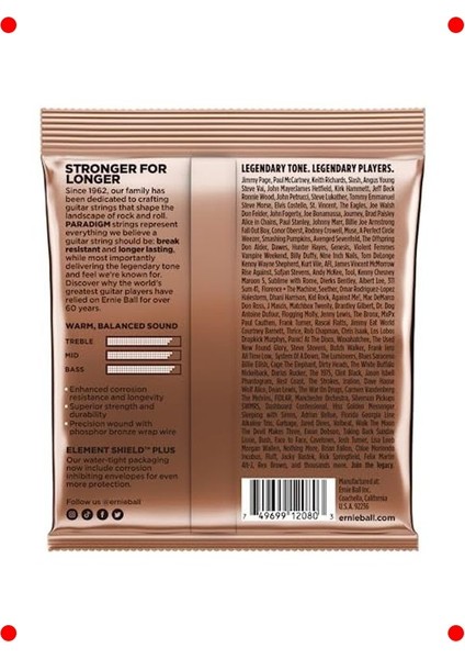 Ekstra Hafif Fosfor Bronz Akustik Gitar Telleri (10-50) fiyatları