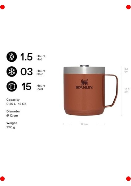 Hafif Seyahat Termos Bardak 0.35 Lt fiyatları