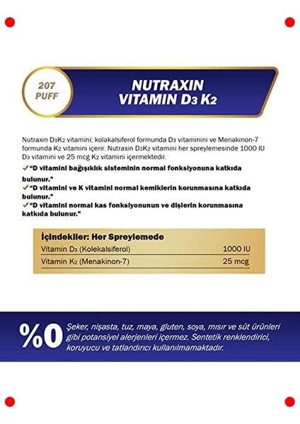 D3 ve K2 Vitamini Damla - 30 ml fiyatları