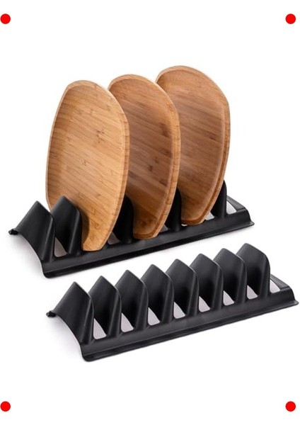 Mutfak Dolap Içi Düzenleyici Seti - Siyah 2'li modelleri