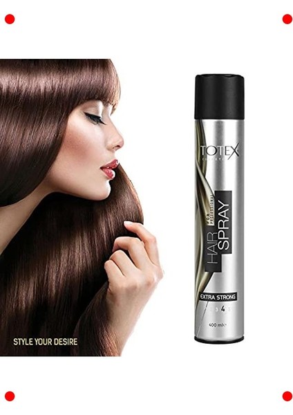 Ekstra Güçlü Tutuşlu ve Parlatıcı Saç Spreyi 400ML fiyatları