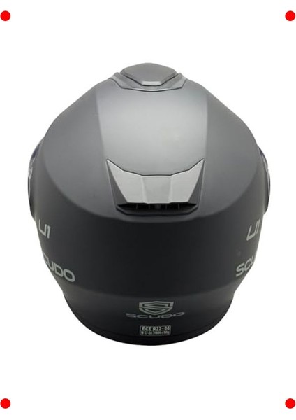 Modüler Motosiklet Kaskı - Açılır Çene, Güneş Vizörlü S modelleri