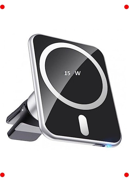 Kablosuz Şarjlı Araç Telefon Tutucu - Havalandırma Tipi