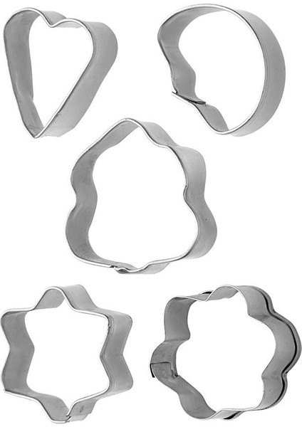 5'li Metal Bisküvi Kalıbı fiyatları