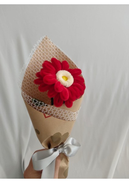 El Yapımı Gerbera Şönil Çiçek Buket – Dekoratif, Solmayan, Hediye Için Ideal fiyatları