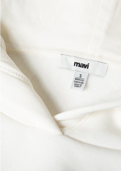 Snoopy Baskılı Ekru Sweatshirt 1S10470-80194