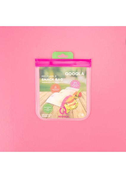 Yıkanabilir Gıda Saklama Poşeti - Asorti - 16X18 cm