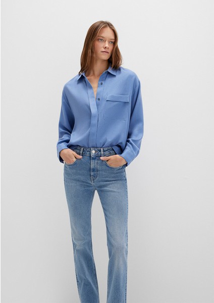 Mavi Tencel Tm Liyosel Gömlek 1211354-86802