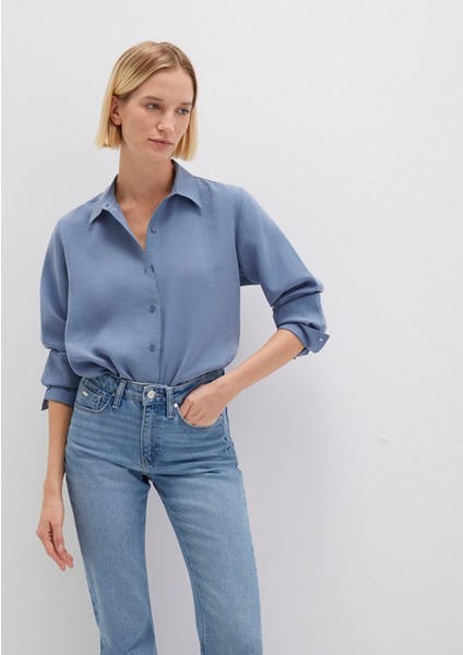 Mavi Tencel Tm Liyosel Gömlek 1211373-70728