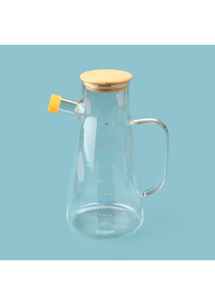 Borosilikat Cam Yağlık Sosluk - Şeffaf - 900 ml