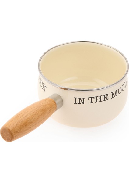 Bubble Emaye Sos Tavası - Krem / Açık Kahverengi - 14 cm modelleri